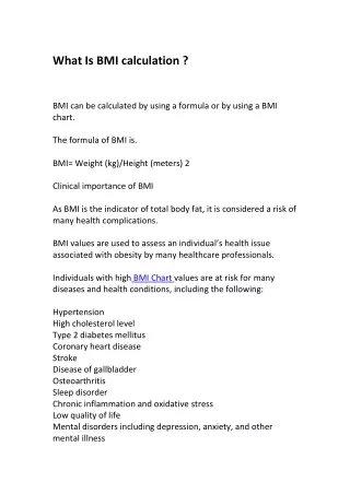 BMi Calculator bmi chart-converted