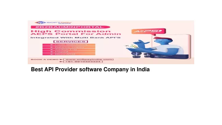 b est api provider software company in india