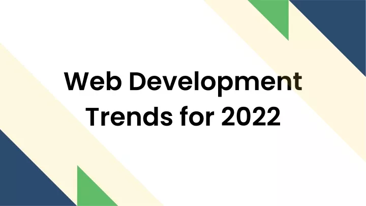 web development trends for 2022