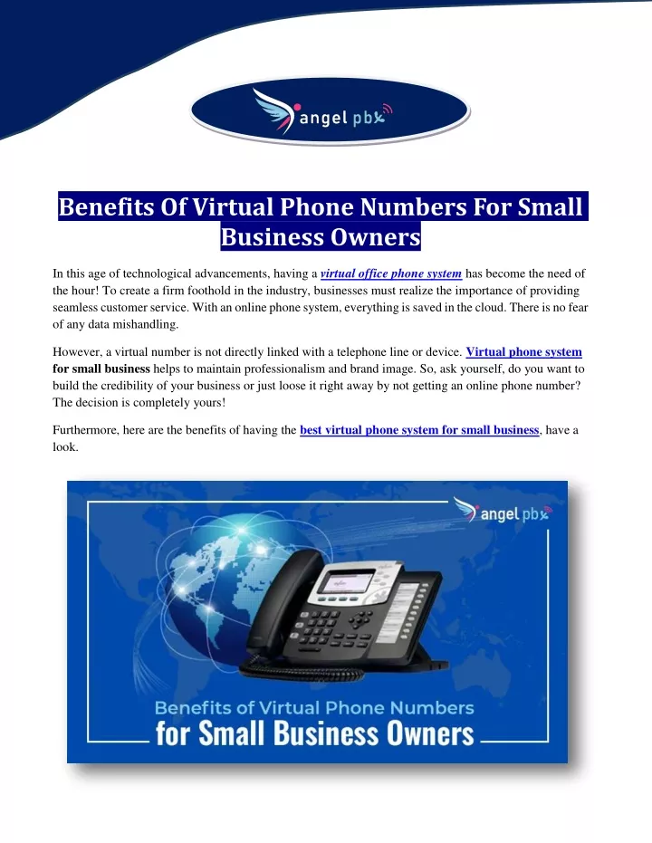 benefits of virtual phone numbers for small
