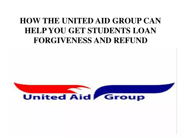 how the united aid group can help