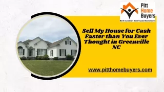 How To Sell House For Cash In Greenville, NC