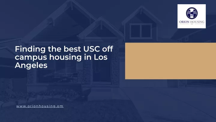 finding the best usc off campus housing