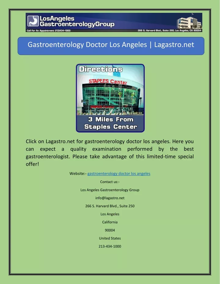 gastroenterology doctor los angeles lagastro net