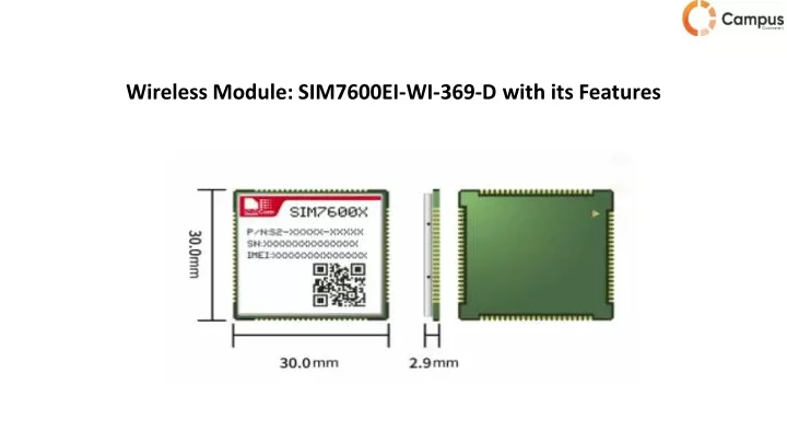 wireless module sim7600ei wi 369 d with