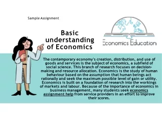 Basic understanding of Economics