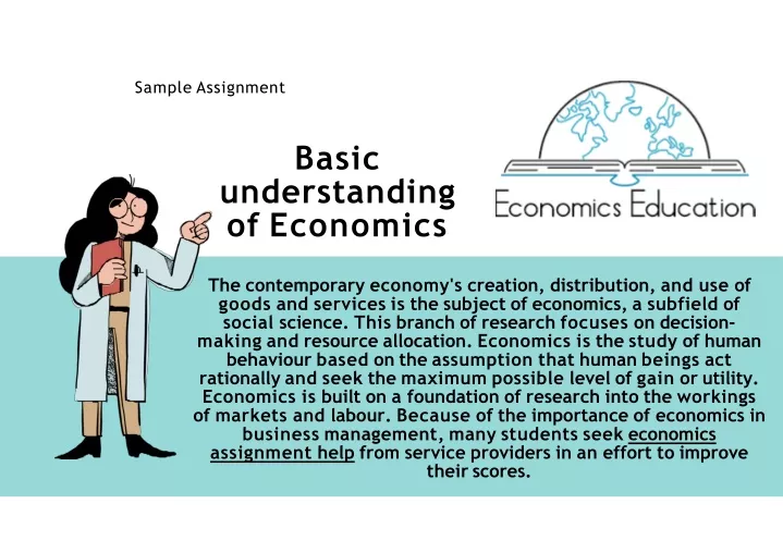basic understanding of economics