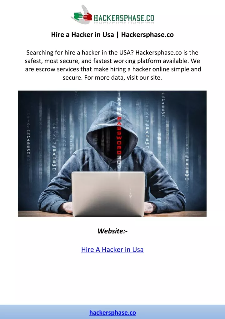 hire a hacker in usa hackersphase co