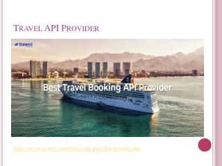 travel api provider