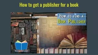 how to get a publisher for a book