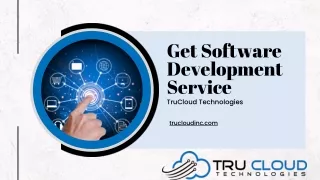 Get Software Development Services By TruCloud Technologies