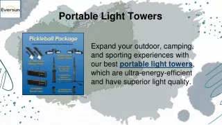 Portable Light Towers