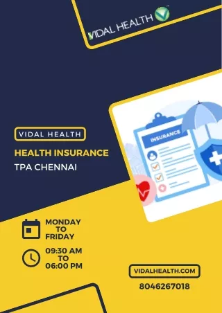 Health Insurance TPA Chennai