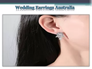 wedding earrings australia