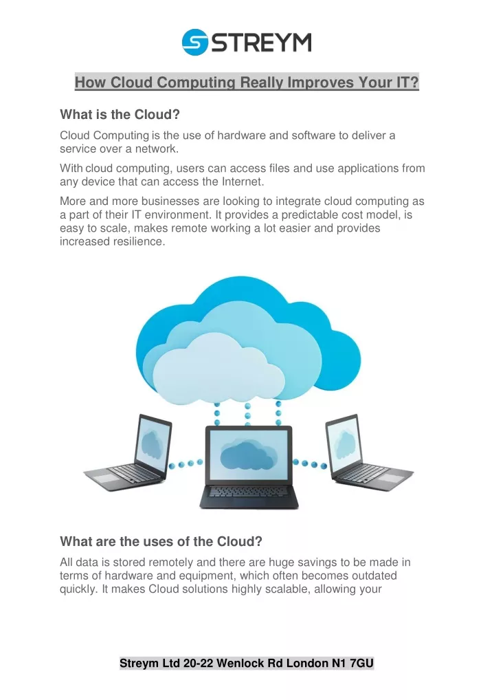 how cloud computing really improves your it