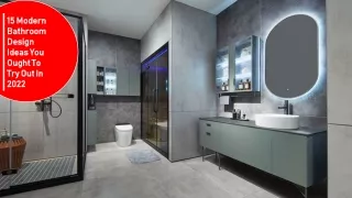 15 modern bathroom design ideas you ought