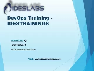 devops training idestrainings