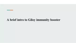 Giloy Immunity Booster