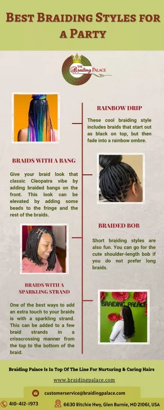 Best Braiding Styles for a Party