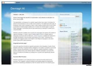 How to leverage the benefit of automation and website localization to drive more traffic