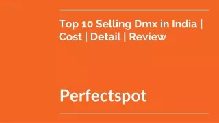 Top 10 Selling Dmx in India _ Cost _ Detail _ Review