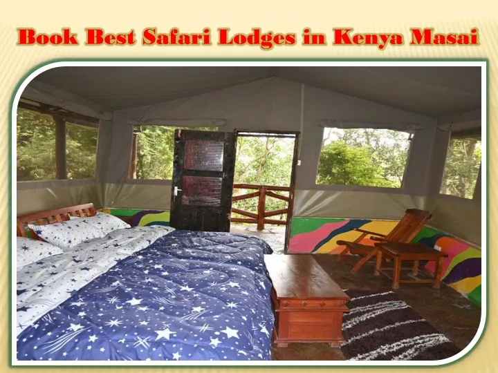 Ppt Book Best Safari Lodges In Kenya Masai Powerpoint Presentation