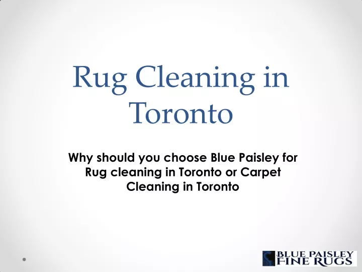 rug cleaning in toronto