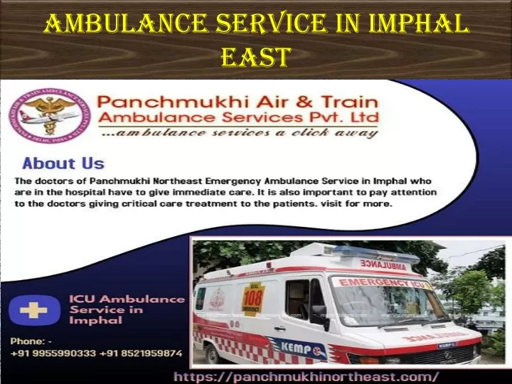 ambulance service in imphal east