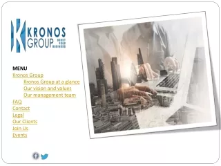 Project Management Consulting And Transformation -  Kronos Group