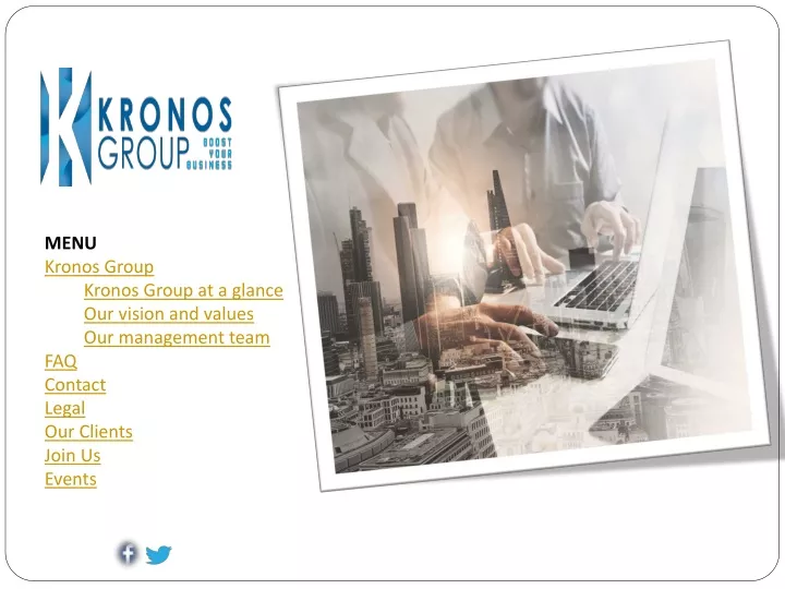 menu kronos group kronos group at a glance