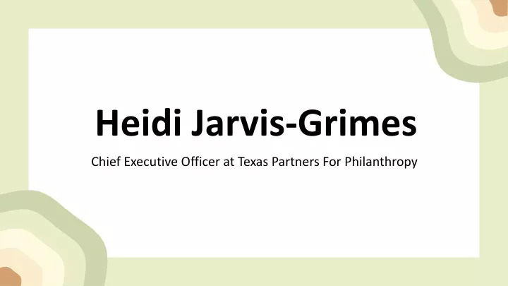 heidi jarvis grimes