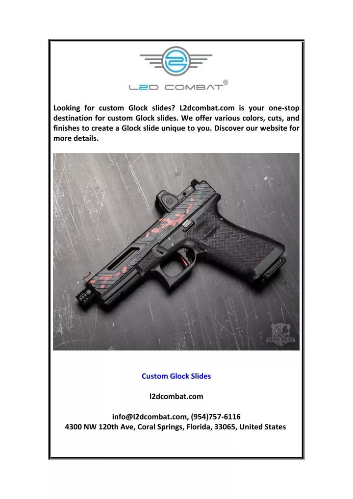 PPT - Custom Glock Slides L2dcombat.com PowerPoint Presentation, free ...