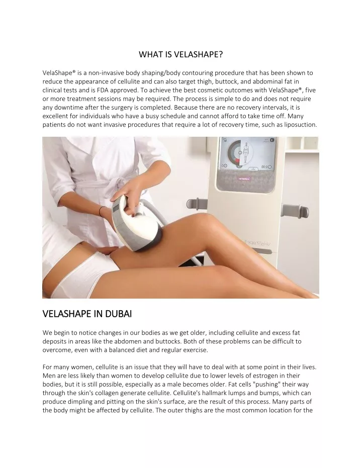 what is velashape