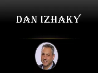 Dan Izhaky Founder & Chief Executive Officer