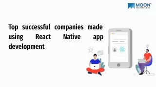 top successful companies made using react