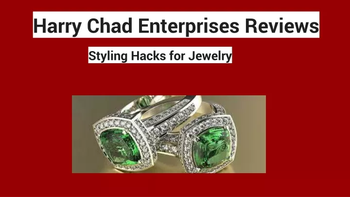 harry chad enterprises reviews