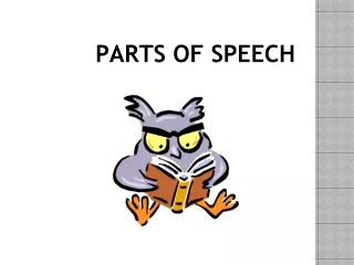 1PARTS OF SPEECH