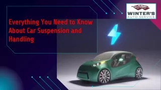 Everything You Need to Know About Car Suspension and Handling