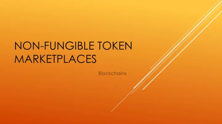 non fungible token marketplaces