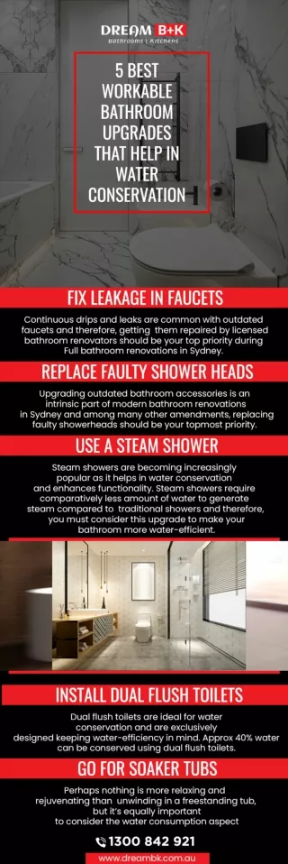 5 BEST WORKABLE BATHROOM UPGRADES THAT HELP IN WATER CONSERVATION