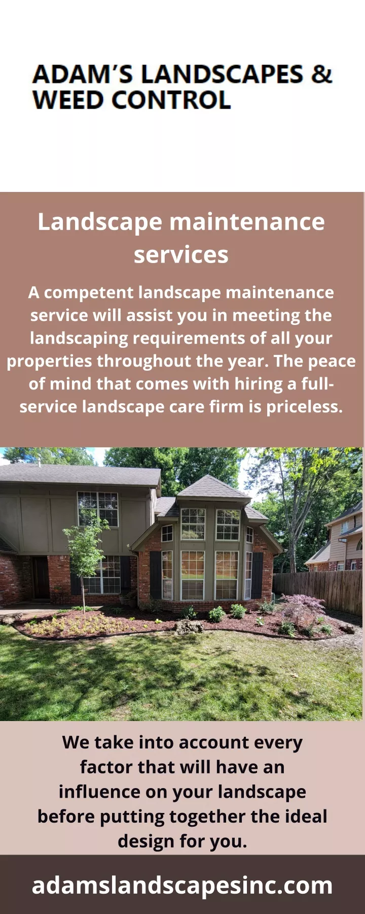 landscape maintenance services