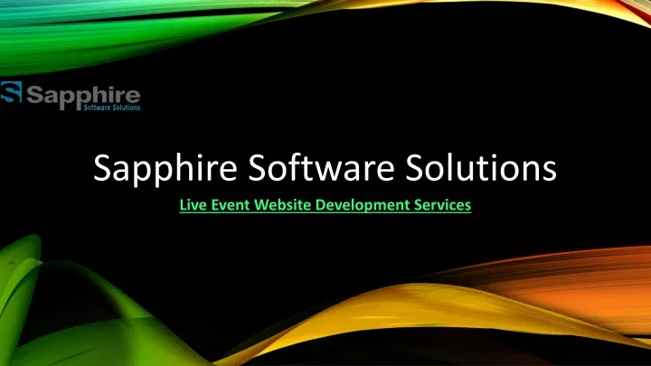 sapphire software solutions