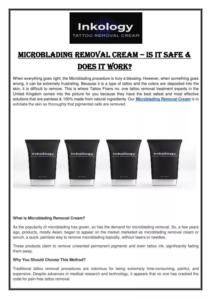 microblading removal cream microblading removal