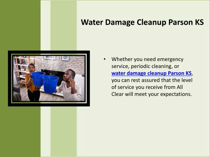 PPT - Water Damage Cleanup Parson KS PowerPoint Presentation, free ...