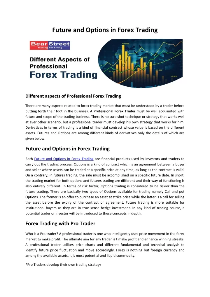 PPT - Future And Options In Forex Trading PowerPoint Presentation, Free ...