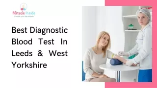 Best Diagnostic Blood Test In Leeds & West Yorkshire