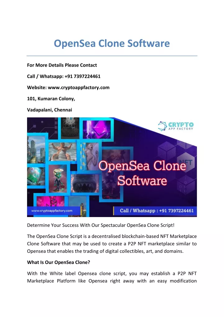 opensea clone software
