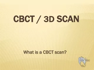 CBCT  3D scan