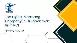 Top Digital Marketing Company in Gurgaon with High ROI