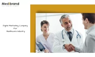 Digital Marketing Company For Healthcare Industry